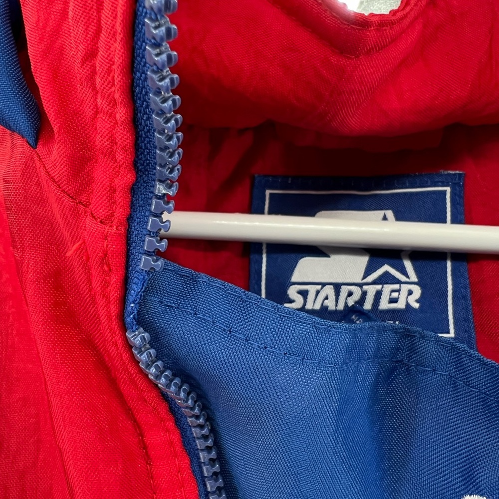 KU University of Kansas VTG Starter jacket coat pullover puffer sports outdoor - Picture 6 of 15